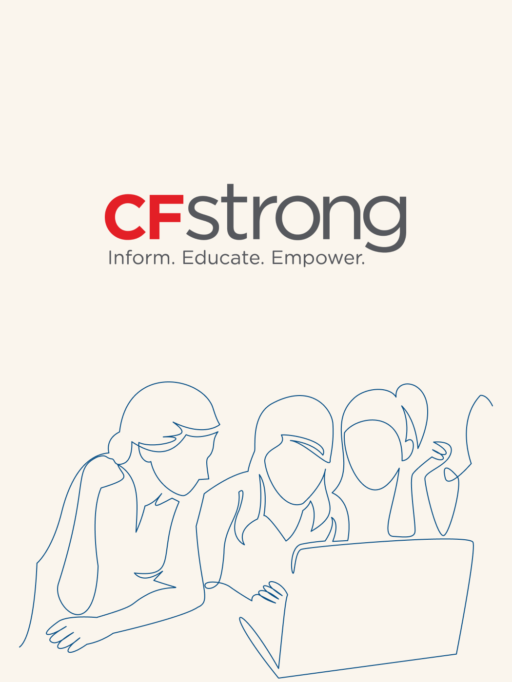 CF Strong website design